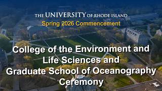 2026 College of the Environment and Life Sciences and Graduate School of Oceanography