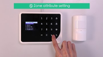 How to learn WMS08 motion sensor to GSM WIFI alarm system GS-S5