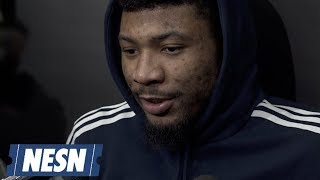 Marcus Smart On Returning After Shoulder Injury vs. Timberwolves