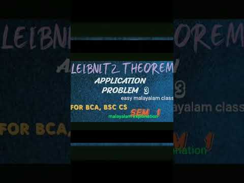 leibnitz theorem proof...leibnitz