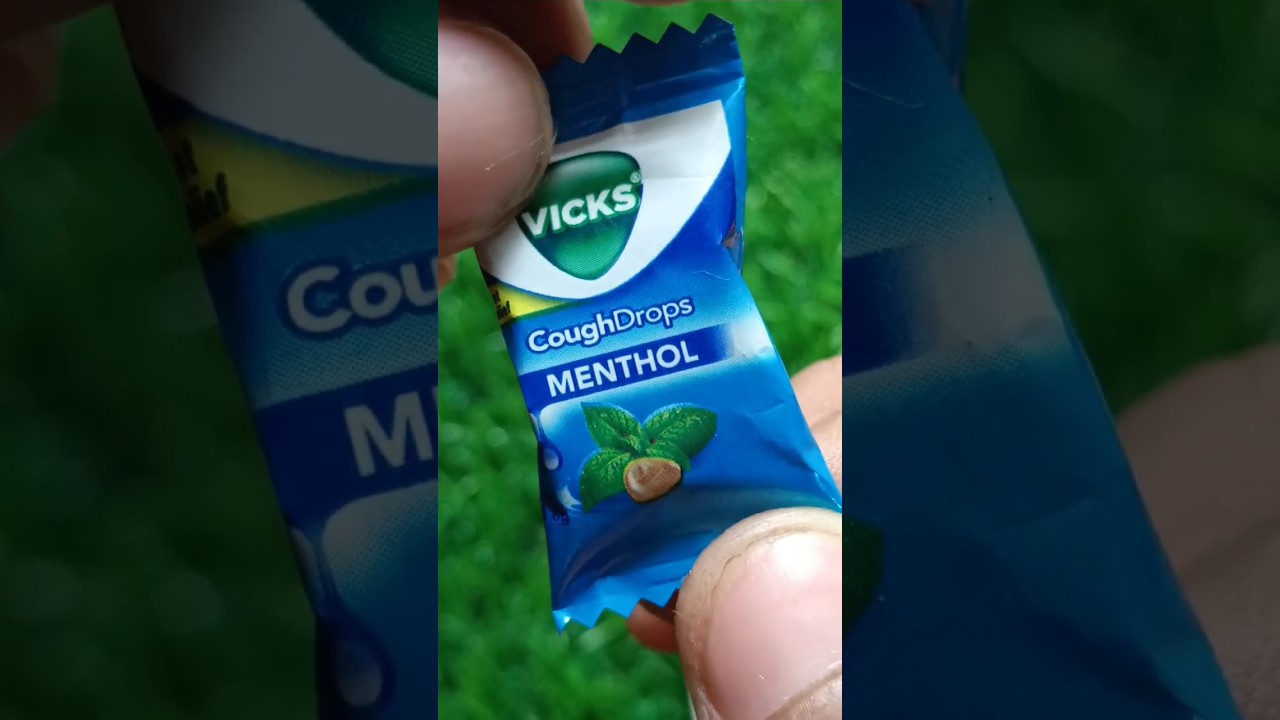 Vicks cough Drops Menthol candy! The solution of cough and dry throat 