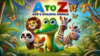 🦁🐘 A to Z: God's Amazing Animals! | Biblical Animal Alphabet Song | Blessed Melodies TV screenshot 5