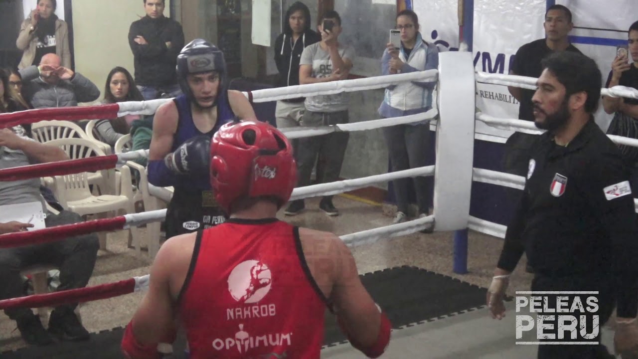 Mauricio Canales vs Joaquín Fernandez. Liga Peruana de Muay Thai. deportes univision