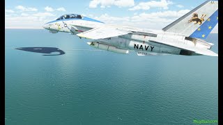 Mach 1, breaking the sound barrier in the F-14D Tomcat | Kuwait City | Microsoft Flight Simulator screenshot 4
