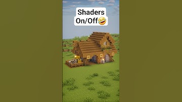 Minecraft Shaders Vs Vanilla😂 #shorts