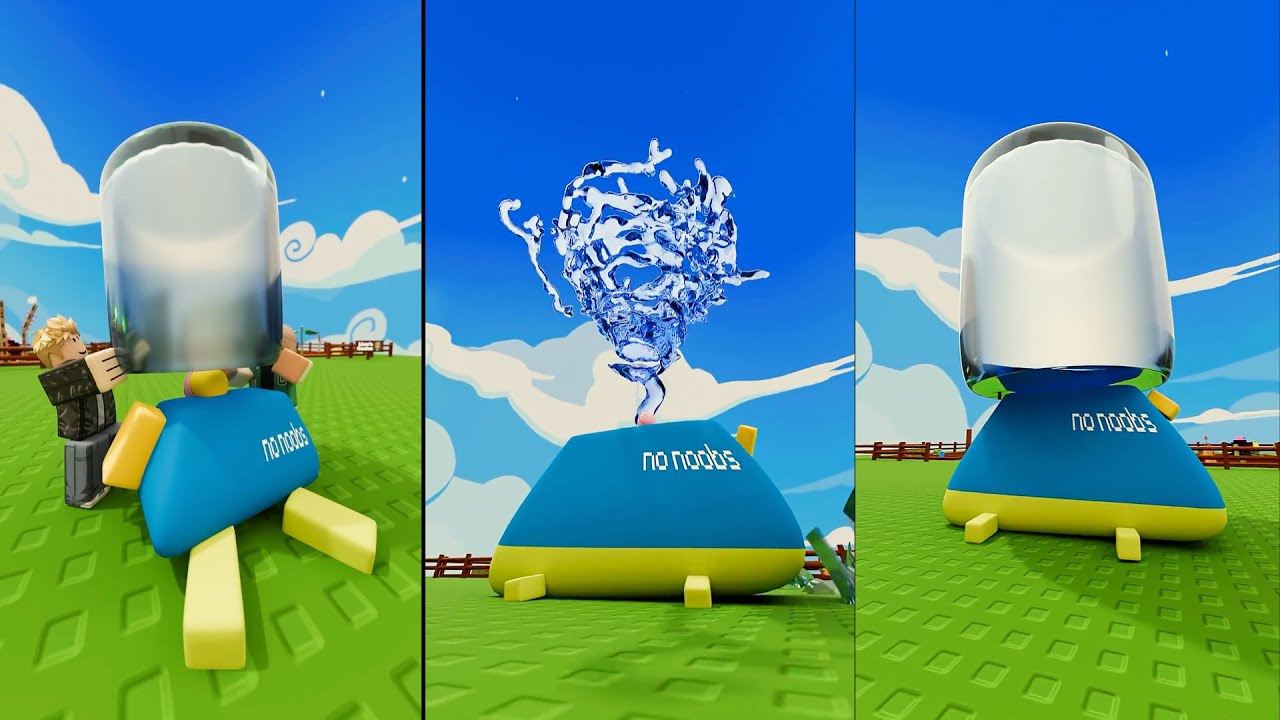 Roblox - Noob Grows 10x Faster in Grow a Garden😳  || Roblox Mix