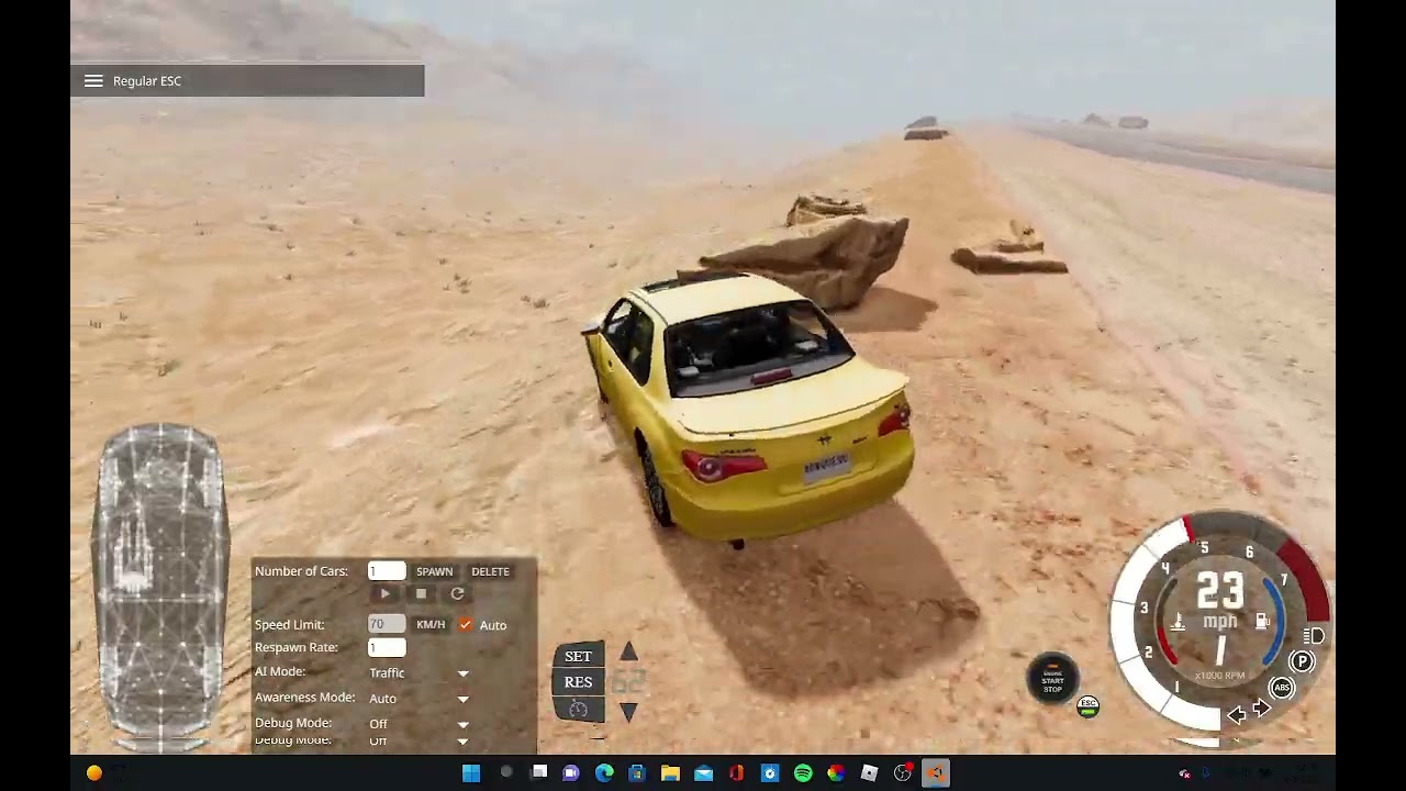 Beamng drive sunburst airbags with dummy    for more info look at description