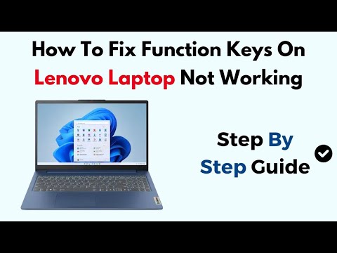 How To Fix Function Keys On Lenovo Laptop Not Working