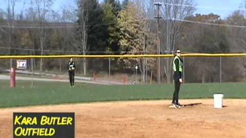 Kara Butler Softball Skills Video 2013  Connellsvi...