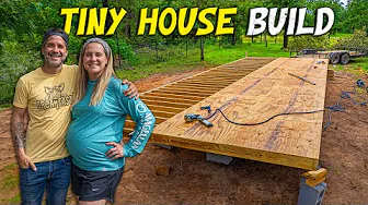 LIFE CHANGES! Building a TINY HOUSE from the ground up ... FAST!