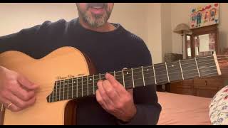 Video thumbnail of "Guitarra - Ramito de violetas (versión Miguelichi López)"