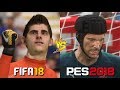 FIFA 18 Vs. PES 2018 | Goalkeeper Emotions | Saves & Animations Gameplay Comparison