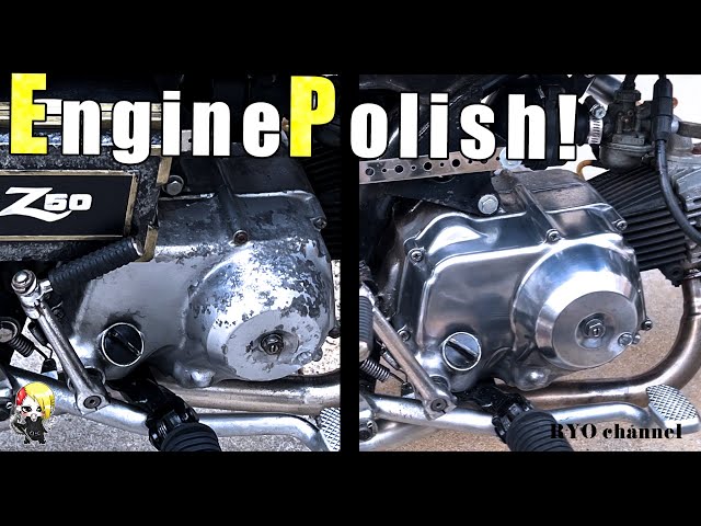 Monkey】エンジンをひたすら磨いてみた！【engine polish