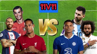 European Legends 🆚 American Legends 🔥🔥 Ultra VS (Messi-Ronaldo-Ramos-Modric-Marcelo-Alves)