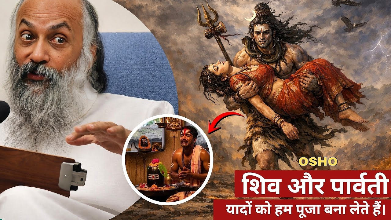 Osho: यादों की लाश ढोना बंद करो! | शिव ने क्यों उठाई थी सती की लाश | मन की गंदगी कैसे साफ़ करें?