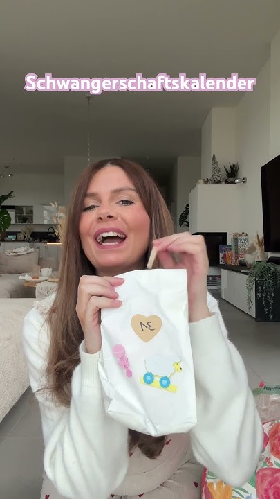 Ist doch s&uuml;&szlig; so ein Schwangerschaftskalender 🥹 #schwangerschaft #