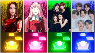 JISOO VS TOCA TOCA VS BLACKPINK VS BTS TILES HOP screenshot 3