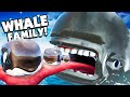 Saving the WHALE FAMILY From The SEA MONSTER!  - Goat Simulator 3
