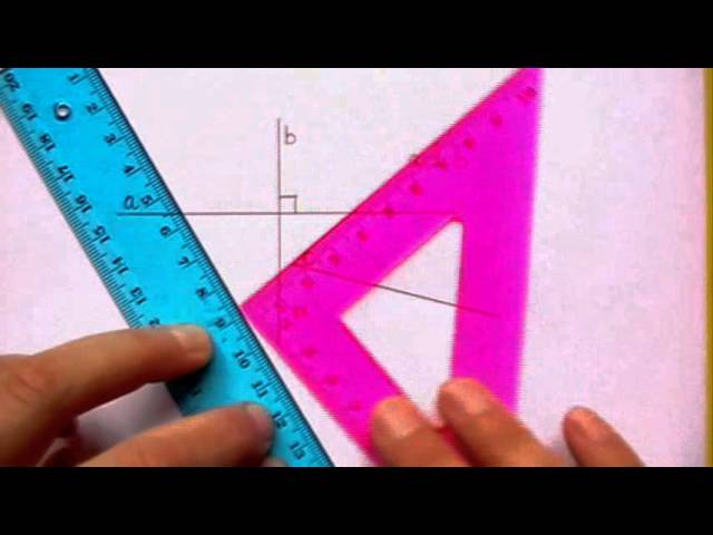 Perpendicular Objects Ruler Triangle Ruler Drawing