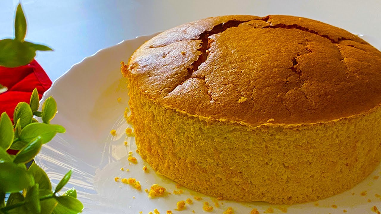 How to make Simple Vanilla Sponge Cake Recipe - YouTube