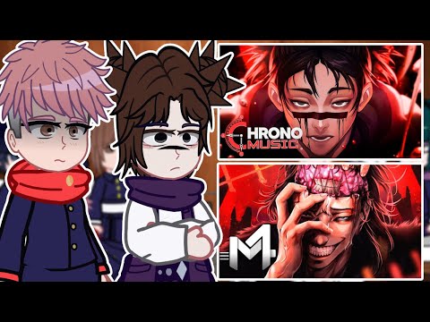 Jujutsu kaisen reagem ao Rap do Choso e Kenjaku || Chrono e M4rkim - Gacha React