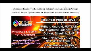 Famous Optimized Range Free Localization Scheme Using Autonomous Groups Particles Swarm Optimization for An Profile
