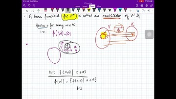 Lecture 138 Annihilators