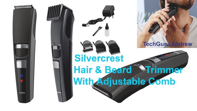 SILVERCREST Hair & Beard Trimmer SHBSP Professional - 800 Unboxing A1 YouTube
