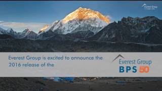 Everest Group 2016 BPS Top 50™