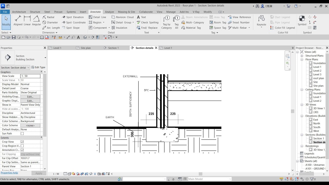  18 How To Create Foundation Details Trick Revit Tutorial YouTube