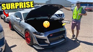 This Crashed Mustang GT Had a BIG SURPRISE Under The Hood!