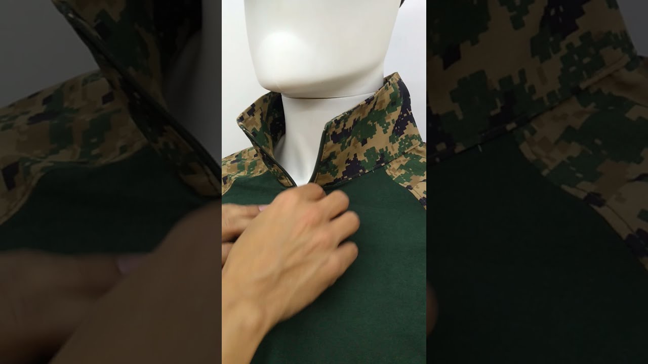 Conjunto Combat Shirt Americano Woodland