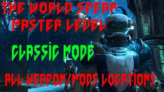 DooM Eternal - The World Spear Master Level, Classic Mode ALL WEAPON/MODS LOCATIONS