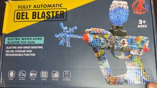 Unboxing Electric water bomb blaster gun