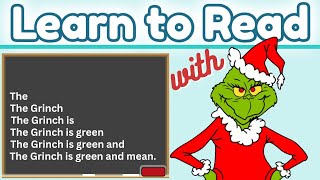 Learn to Read with THE GRINCH | Interactive Reading Practice for Kids by Little Cozy Nook 12,751 views 4 months ago 2 minutes, 42 seconds