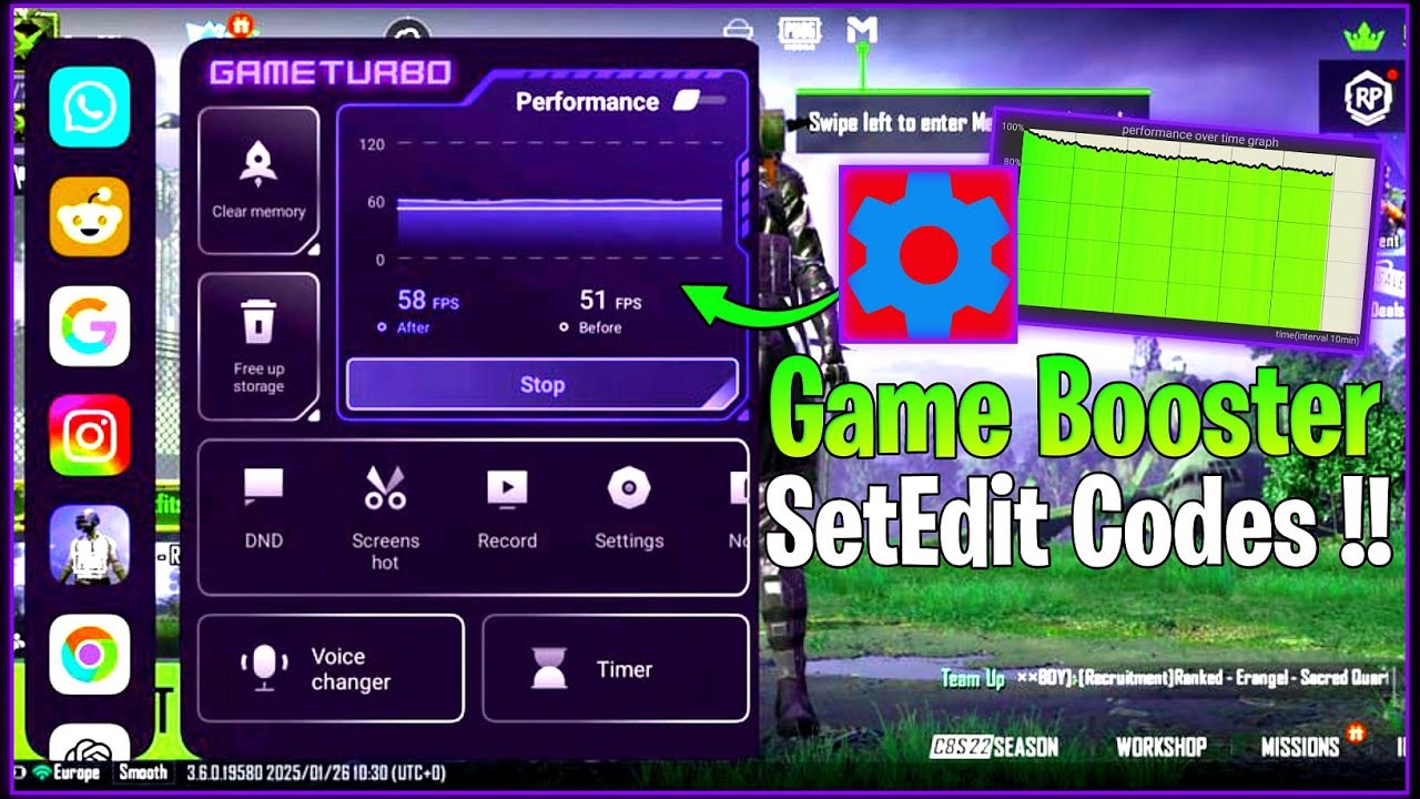 Best Game Booster SetEdit Codes : No Root || Optimize Performance & Fix ...