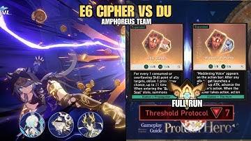 e6 Cipher just tossing coins at everyone - Wounds of Plenty & Jolly Bandit | DU Protean Hero V7