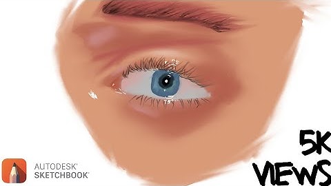 Realistic Eye Drawing |Autodesk Sketchbook Tutorial|