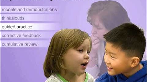 WWC Recommendation: Instruction during the intervention should be explicit and systematic.