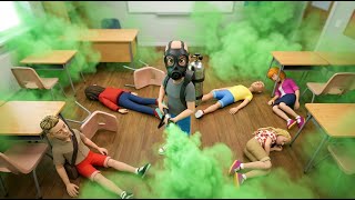 Classic Caillou Stinks Up His Class with Fart Spray / Expelled /Grounded