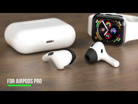CharJenPro AirFoams Pro Form Fit Ear Tips for AirPods Pro