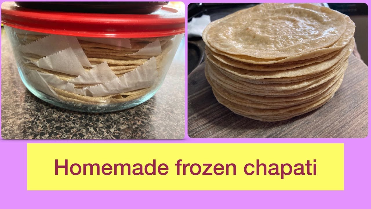 Homemade Frozen Chapati | How To Freeze Homemade Chapati | #Mealprep