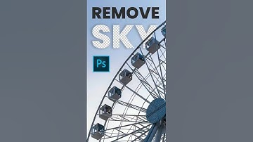Photoshop 2025 Tips   Utilizing Channels to remove sky background #photoshop #photoshoptips #shorts