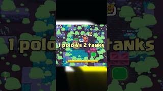 1 Poko Vs 2 Tanks Last Zone In Solo Showdown #Brawlstars