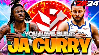 NEW JA MORANT x STEPHEN CURRY BUILD in NBA 2K24 NEXT GEN BEST PG BUILD POINT GUARD BUILD 2K24