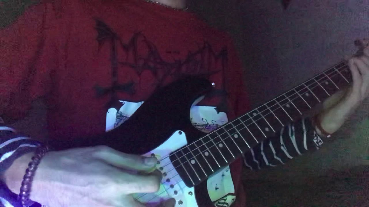 chainsaw gutsfuck mayhem (guitar cover) YouTube
