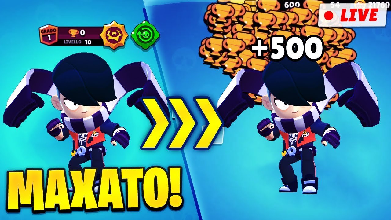 Edgar Maxato Da 0 A 500 Coppe In 1 Lobby Nuovo Brawler Epico Brawl Stars Ita Live Youtube