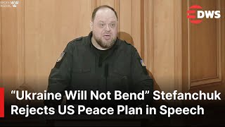 Download Lagu “No Concessions!” Ukraine’s Stefanchuk Blasts U.S. Peace Offer in Defiant Address | AC1E MP3