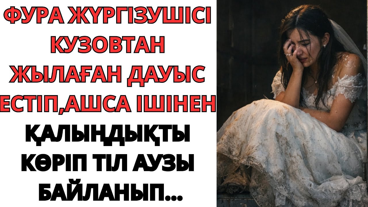 ФУРА ЖҮРГІЗУШІСІ КУЗОВТАН ЖЫЛАҒАН ДАУЫС ЕСТІП,АШСА ІШІНЕН ҚАЛЫҢДЫҚТЫ КӨРІП ТІЛ АУЗЫ БАЙЛАНЫП....