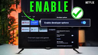 Enable DEVELOPER Options on Chromecast with Google TV Now